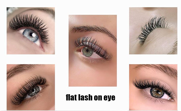how flat lash looks on your eye