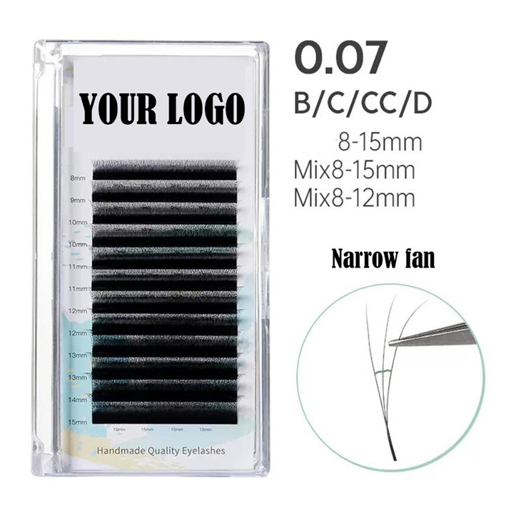 Siauros vėduoklės Blakstienos